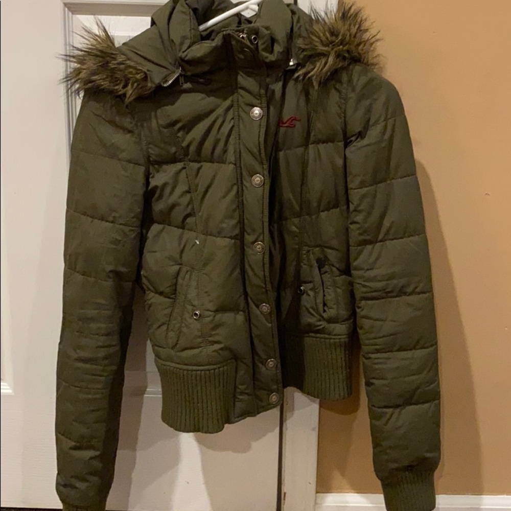 Hollister women’s fur jacket